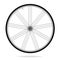 Bike wheel - vector illustration on white background