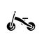 bike wooden glyph icon vector illustration