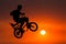 Biker, Biker, Bicycle, Sunrise, Sunset, Riding, Rider