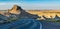 A biker biking Near Norbeck Pass in Badlands National Park