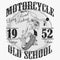 Biker fashion Typography, Motorcycle sport emblem