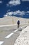 Biker on Mont Ventoux, Tour de France