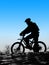 Biker silhouette