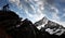 Biker in the Swiss Alps