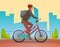 Biker Wearing Protective Helmet, Rider on Road