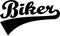 Biker word retro