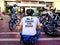 Bikers gather for a bike fun ride in marikina city, philippines