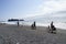 Bikers on Rialto Beach Olympic National Washington