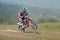 Bikers riding enduro motorcycles Beta RR 400