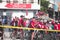 Bikers wearing Lebanon Flag in Lebanese civil Protests