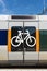 Bikes allowed symbol on train doors