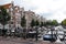 Bikes on the bridge in Amsterdam