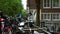 Bikes at Leidsegracht Amsterdam canal area City of Amsterdam