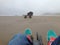 Biking on Cannon Beach in Oregon