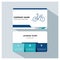 Biking, cycling trainer business card template