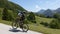 Biking in Oberosterreichischen Voralpen, Oberosterreich, Austria