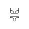 Bikini swimsuit line icon