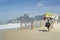 Bikini Vendor Ipanema Beach Rio de Janeiro Morning Scene