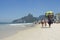 Bikini Vendor Ipanema Beach Rio de Janeiro Morning Scene