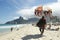 Bikini Vendor Ipanema Beach Rio de Janeiro Skyline