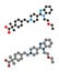 Bilastine antihistamine drug molecule