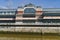 Bilbao, Spain, February 15, 2022. Ribera market and Nervion river in Bilbao, Spain.