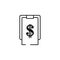 bill icon. Element of bar for mobile concept and web apps iicon. Thin line icon for website design and development, app