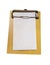 Bill money wood tray white paper blank