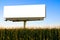 Billboard in a field of corn