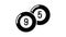 Billiard ball icon animation