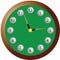 Billiard clock