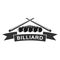 Billiard club logo template design