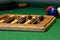 Billiard counter points on a table