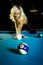 Billiard girl