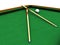 Billiard table closeup