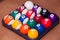 Billiards, billiard balls