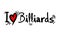 Billiards love message