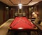 Billiards room interior in private house