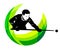 Billiards sport logo in vector quality.
