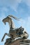 A billy goat statue, in the Boboli Garden, Florence.