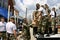 BILOXI, UNITED STATES - Sep 06, 2005: Military deliver bottled water