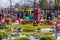 Bilund, Denmark - April 30, 2017: Miniatures in Legoland, Bilund