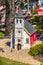 Bilund, Denmark - April 30, 2017: Miniatures in Legoland, Bilund