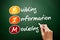 BIM - Building Information Modeling acronym, business concept background