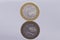 Bimetallic coin 2006 value of 10 rubles