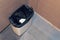 Bin plastic for tissue paper waste in toilet, Garbage bin, Trash bin in a toilet for paper dirty