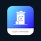 Bin, Recycling, Energy, Recycil bin Mobile App Button. Android and IOS Glyph Version