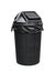 Bin for waste, black plastic trash, garbage, junk bin for recycle