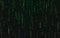 Binary background. Green matrix texture with running numbers. Abstract falling digits. Futuristic data stream. Random