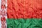 Binary code with Belarus flag, data protection concept